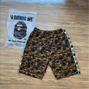 Bape A Bathing Ape x MCM Collab Shorts